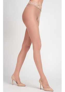 Rajstopy damskie z koronkowym pasem naturalne 2620 20 DEN, Kolor naturalny, Rozmiar 2, LEGS ze sklepu Primodo w kategorii Rajstopy - zdjęcie 187330664