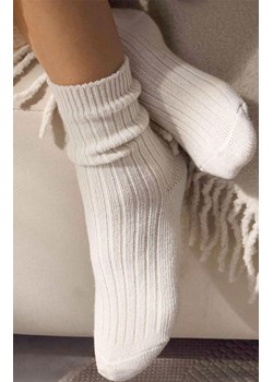 Skarpetki damskie z wełną merynosów i kaszmirem mleczne SCM26, Kolor mleczny, Rozmiar 36-40, LEGS ze sklepu Primodo w kategorii Skarpetki damskie - zdjęcie 187330711