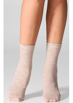 2-pack skarpetki damskie z wełną merynosów beżowe W12 Merino, Kolor beżowy, Rozmiar uniwersalny, LEGS ze sklepu Primodo w kategorii Skarpetki damskie - zdjęcie 187330714