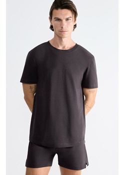 Sloggi bawełniany t-shirt męski na krótki rękaw SLG 10215508-3828, Kolor grafitowy, Rozmiar M, Sloggi ze sklepu Primodo w kategorii Podkoszulki męskie - zdjęcie 187330872