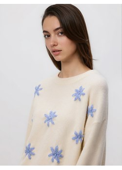 Reserved - Sweter z aplikacjami 3D - wielobarwny ze sklepu Reserved w kategorii Swetry damskie - zdjęcie 187331581