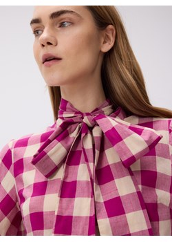 Reserved - Koszula z ozdobnym wiązaniem - wielobarwny ze sklepu Reserved w kategorii Koszule damskie - zdjęcie 187331724