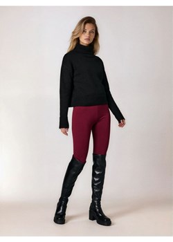 Sinsay - Legginsy z gumką pod stopą - bordowy ze sklepu Sinsay w kategorii Spodnie damskie - zdjęcie 187333173
