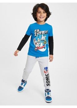 Sinsay - Spodnie z nadrukiem Sonic the Hedgehog - szary ze sklepu Sinsay w kategorii Spodnie chłopięce - zdjęcie 187333182