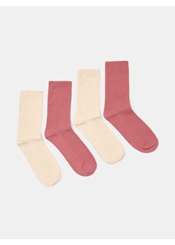 Sinsay - Prążkowane skarpetki 4 pack - wielobarwny ze sklepu Sinsay w kategorii Skarpetki damskie - zdjęcie 187333213