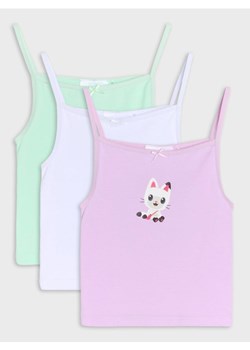Sinsay - Podkoszulki Gabby's Dollhouse 3 pack - biały ze sklepu Sinsay w kategorii Podkoszulki dziecięce - zdjęcie 187333313