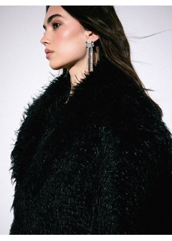 Mohito - Sztuczne czarne futerko - czarny ze sklepu Mohito w kategorii Futra damskie - zdjęcie 187333642