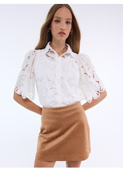 Mohito - Koszula z krótkim rękawem - biały ze sklepu Mohito w kategorii Koszule damskie - zdjęcie 187333650