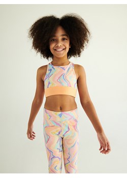 Reserved - Sportowy top we wzory - wielobarwny ze sklepu Reserved w kategorii Bluzki dziewczęce - zdjęcie 187333910