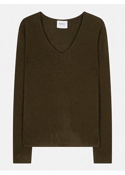 Perfect Cashmere Kaszmirowy sweter &quot;Shannon&quot; w kolorze ciemnobrązowym ze sklepu Limango Polska w kategorii Swetry damskie - zdjęcie 187334740
