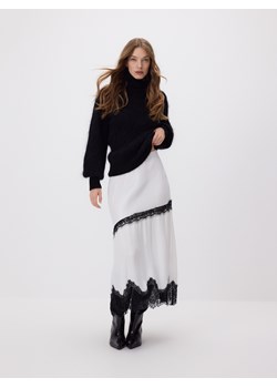 Reserved - Spódnica z wiskozy z koronką - wielobarwny ze sklepu Reserved w kategorii Spódnice - zdjęcie 187336952