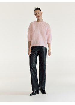 Reserved - Sweter z wełną - pastelowy róż ze sklepu Reserved w kategorii Swetry damskie - zdjęcie 187337020