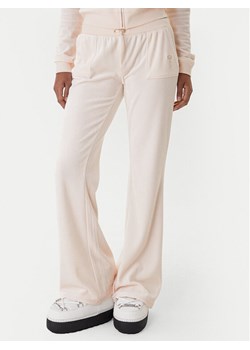 Juicy Couture Spodnie dresowe Caisa JCSEBJ008G Różowy Slim Fit ze sklepu MODIVO w kategorii Spodnie damskie - zdjęcie 187337654