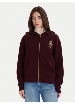 Tommy Hilfiger Bluza WW0WW46126 Bordowy Regular Fit ze sklepu MODIVO w kategorii Bluzy damskie - zdjęcie 187337663