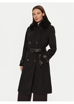 Guess Płaszcz przejściowy Amelia W4BL46 WGKI2 Czarny Regular Fit ze sklepu MODIVO w kategorii Płaszcze damskie - zdjęcie 187337680
