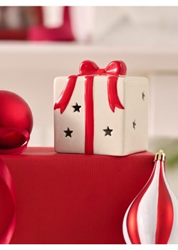 Sinsay - Dekoracja świąteczna w kształcie prezentu - biały ze sklepu Sinsay w kategorii Dekoracje bożonarodzeniowe - zdjęcie 187339073