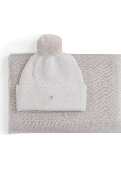 Tommy Hilfiger Szal + czapka | z dodatkiem wełny ze sklepu Gomez Fashion Store w kategorii Czapki zimowe damskie - zdjęcie 187339484