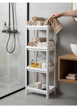 Sinsay - Półka - biały ze sklepu Sinsay w kategorii Szafki i regały łazienkowe - zdjęcie 187340261