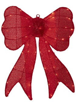 STAR Trading Dekoracyjna zawieszka LED &quot;Arco&quot; w kolorze czerwonym - 56 x 43 cm ze sklepu Limango Polska w kategorii Dekoracje - zdjęcie 187340344