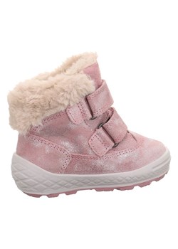 superfit Skórzane botki zimowe "Groovy 2.0" w kolorze jasnoróżowym ze sklepu Limango Polska w kategorii Buty zimowe dziecięce - zdjęcie 187340803