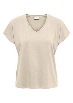 JDY Koszulka w kolorze beżowym ze sklepu Limango Polska w kategorii Bluzki damskie - zdjęcie 187340873