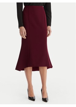 ACCESS FASHION Spódnica midi 54-6027-168 Bordowy Regular Fit ze sklepu MODIVO w kategorii Spódnice - zdjęcie 187340981