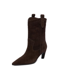 GINO ROSSI Botki EO-ZARA-LT2546 Brązowy ze sklepu MODIVO w kategorii Botki - zdjęcie 187340984