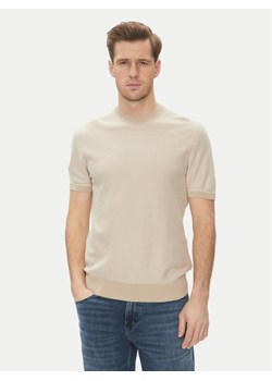 BOSS T-Shirt Jianfranco 50537642 Biały Regular Fit ze sklepu MODIVO w kategorii Swetry męskie - zdjęcie 187341003