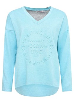 Zwillingsherz Bluza &quot;Positive Mind&quot; w kolorze błękitnym ze sklepu Limango Polska w kategorii Bluzy damskie - zdjęcie 187341690