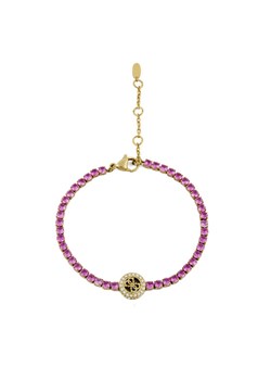 Bransoletka Guess JUBB05 142JW Złoty ze sklepu eobuwie.pl w kategorii Bransoletki - zdjęcie 187341762