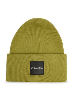 Czapka Calvin Klein K50K509682 Zielony ze sklepu eobuwie.pl w kategorii Czapki zimowe męskie - zdjęcie 187341780