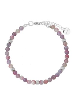 Damska bransoletka z kolorowymi turmalinami srebrne wykończenie stal szlachetna ze sklepu manoki.pl w kategorii Bransoletki - zdjęcie 187342101