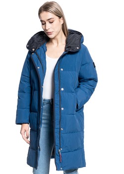 KURTKA DAMSKA LEE LONG PUFFER OIL BLUE L56WVDMO 112113147 ze sklepu YouNeedit.pl w kategorii Kurtki damskie - zdjęcie 187342154
