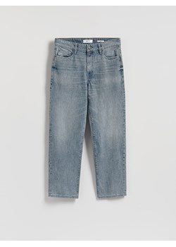 Reserved - Jeansy loose z efektem sprania - granatowy ze sklepu Reserved w kategorii Jeansy męskie - zdjęcie 187342361