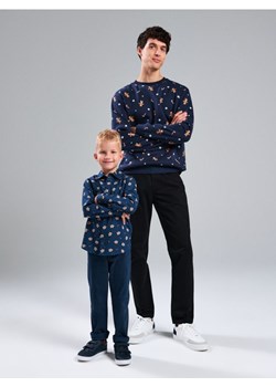 Sinsay - Bluza z motywem świątecznym - granatowy ze sklepu Sinsay w kategorii Bluzy męskie - zdjęcie 187342893