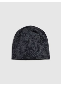 Czapka trekkingowa uniseks 4F 4FWAW25AFCAU116 - czarna ze sklepu Sportstylestory.com w kategorii Czapki zimowe męskie - zdjęcie 187343022