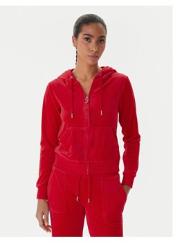 Juicy Couture Bluza Robertson JCAP176 Czerwony Slim Fit ze sklepu MODIVO w kategorii Bluzy damskie - zdjęcie 187343373