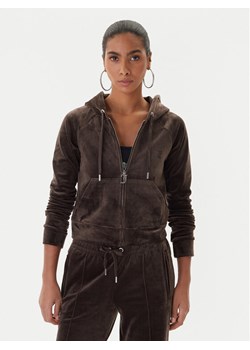 Juicy Couture Bluza Madison JCWAS225306 Brązowy Slim Fit ze sklepu MODIVO w kategorii Bluzy damskie - zdjęcie 187343413