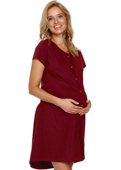 Doctor Nap ciążowa koszula nocna do karmienia TCB.9445.SANGRIA, Kolor burgund, Rozmiar S, Doctor Nap ze sklepu Primodo w kategorii Bielizna ciążowa - zdjęcie 187343810