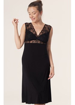 Mefemi długa damska koszula nocna Petra, Kolor czarny, Rozmiar S, Mefemi ze sklepu Primodo w kategorii Koszule nocne - zdjęcie 187343832