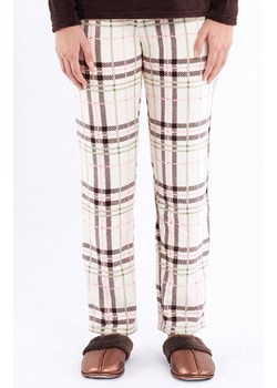 Polarowa piżama damska z napisem brązowa LILIANA, Kolor brązowo-ecru, Rozmiar L, Sorbetto ze sklepu Primodo w kategorii Piżamy damskie - zdjęcie 187343880