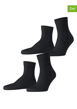Falke Skarpety (2 pary) &quot;Run Rib&quot; w kolorze czarnym ze sklepu Limango Polska w kategorii Skarpetki męskie - zdjęcie 187344110