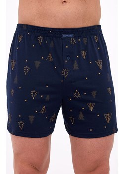 Bokserki męskie luźne plus size Night 2 016/22, Kolor granatowy, Rozmiar 4XL, Cornette ze sklepu Intymna w kategorii Majtki męskie - zdjęcie 187344260