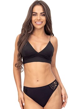 Czarne stringi damskie koronkowe 245, Kolor czarny, Rozmiar S, Donna ze sklepu Intymna w kategorii Majtki damskie - zdjęcie 187344314