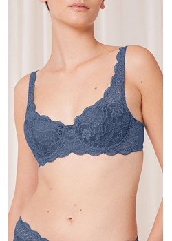 Triumph biustonosz usztywniany niebieski Amourette 300 WHP X 10166798, Kolor niebieski, Rozmiar 80B, Triumph ze sklepu Intymna w kategorii Biustonosze - zdjęcie 187344780