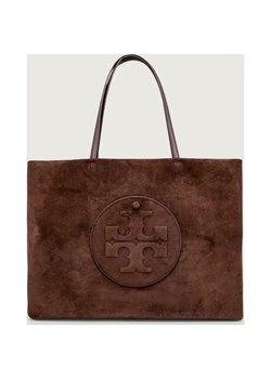 TORY BURCH Shopperka Ella | zamsz ze sklepu Gomez Fashion Store w kategorii Torby Shopper bag - zdjęcie 187345712