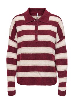 ONLY Sweter Talio 15358606 Bordowy Regular Fit ze sklepu MODIVO w kategorii Swetry damskie - zdjęcie 187346134