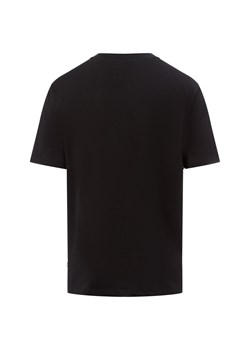 Lindbergh T-shirt męski Mężczyźni Bawełna czarny jednolity ze sklepu vangraaf w kategorii T-shirty męskie - zdjęcie 187346402