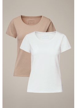 Zestaw 2 Koszulek Damskich z Bawełną Savina ze sklepu Lancerto S.A. w kategorii Bluzki damskie - zdjęcie 187346554