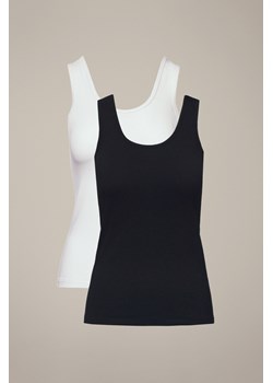 Zestaw 2 Topów Damskich z Bawełną Cynthia ze sklepu Lancerto S.A. w kategorii Bluzki damskie - zdjęcie 187346560